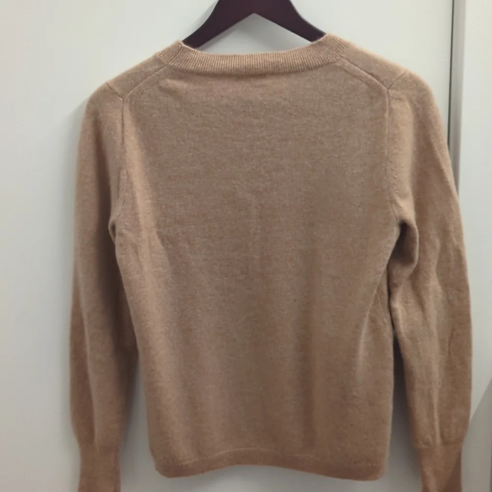 J. Crew Cashmere Camel Crewneck Sweater - Picture 3 of 4